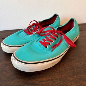 Vans Authentic Size 12 Mens Scuba Blue